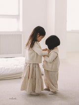 ［MELMEL］Tiered long skirt