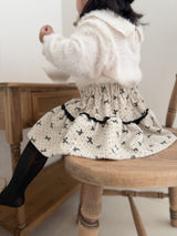 ［mimi market］Ribbon cancan skirt