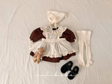 ［valubebe］Dot color quilting one-piece (baby)