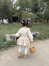 ［mimi market］Corduroy frill skirt