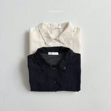 [minirobe] Salt collar shirt