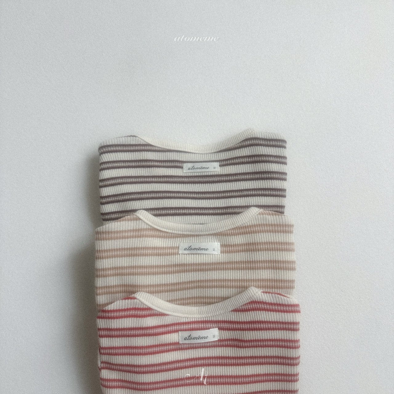 [atomeme] Betty stripe tee