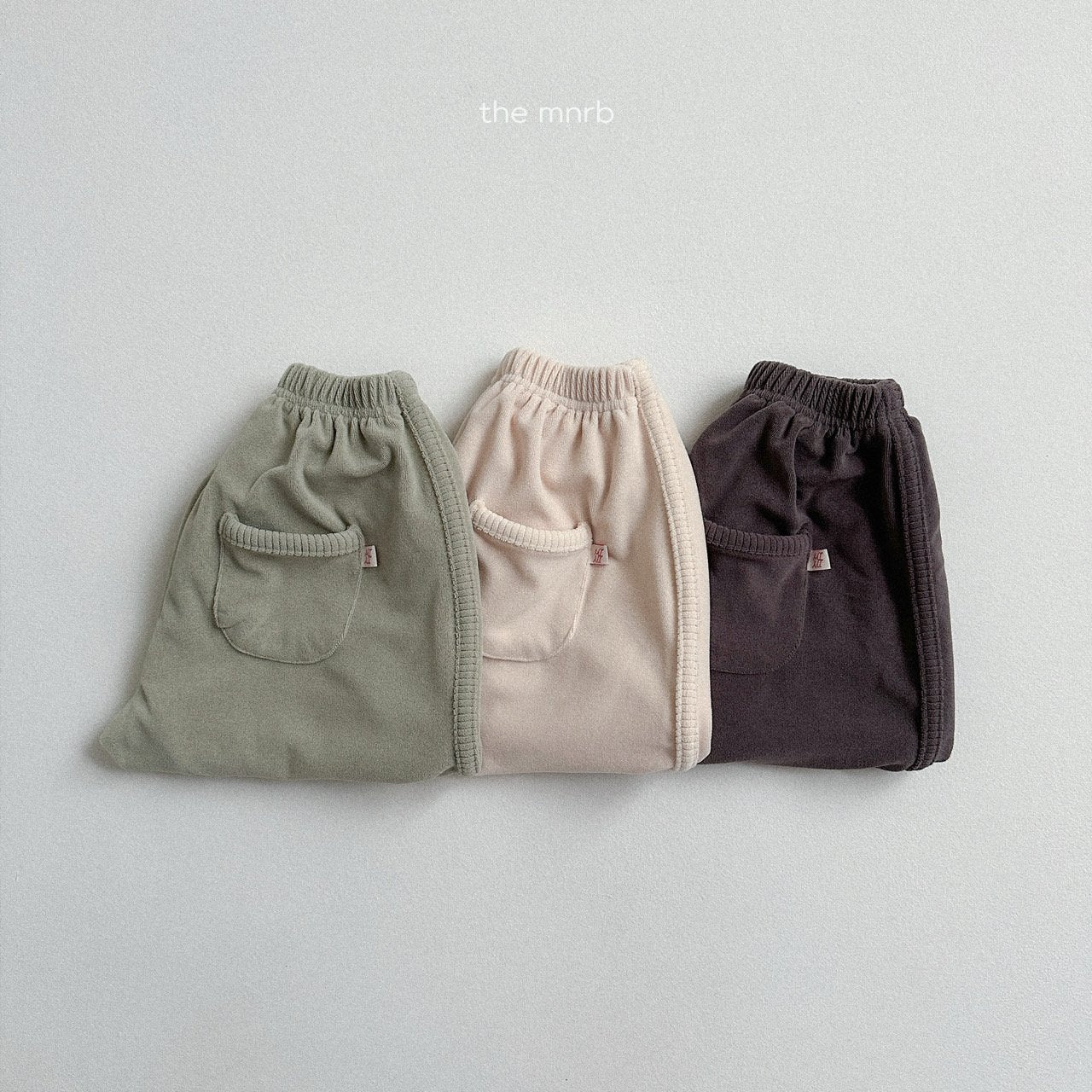 [minirobe]  Dewey terry pants