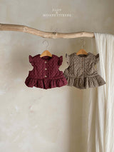 ［Mon petit bebe］Elva frill vest
