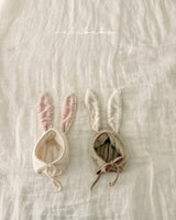 ［valubebe］Bunny fur bonnet (baby)