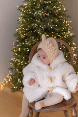 ［OREN］Snow coco fur coat