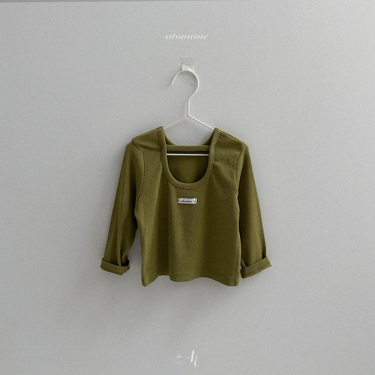 [atomeme] Beni ribbed tee