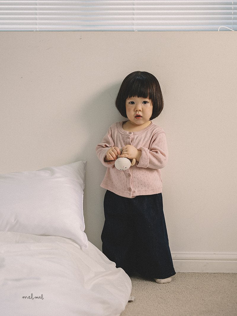 ［MELMEL］Nonfade denim pants