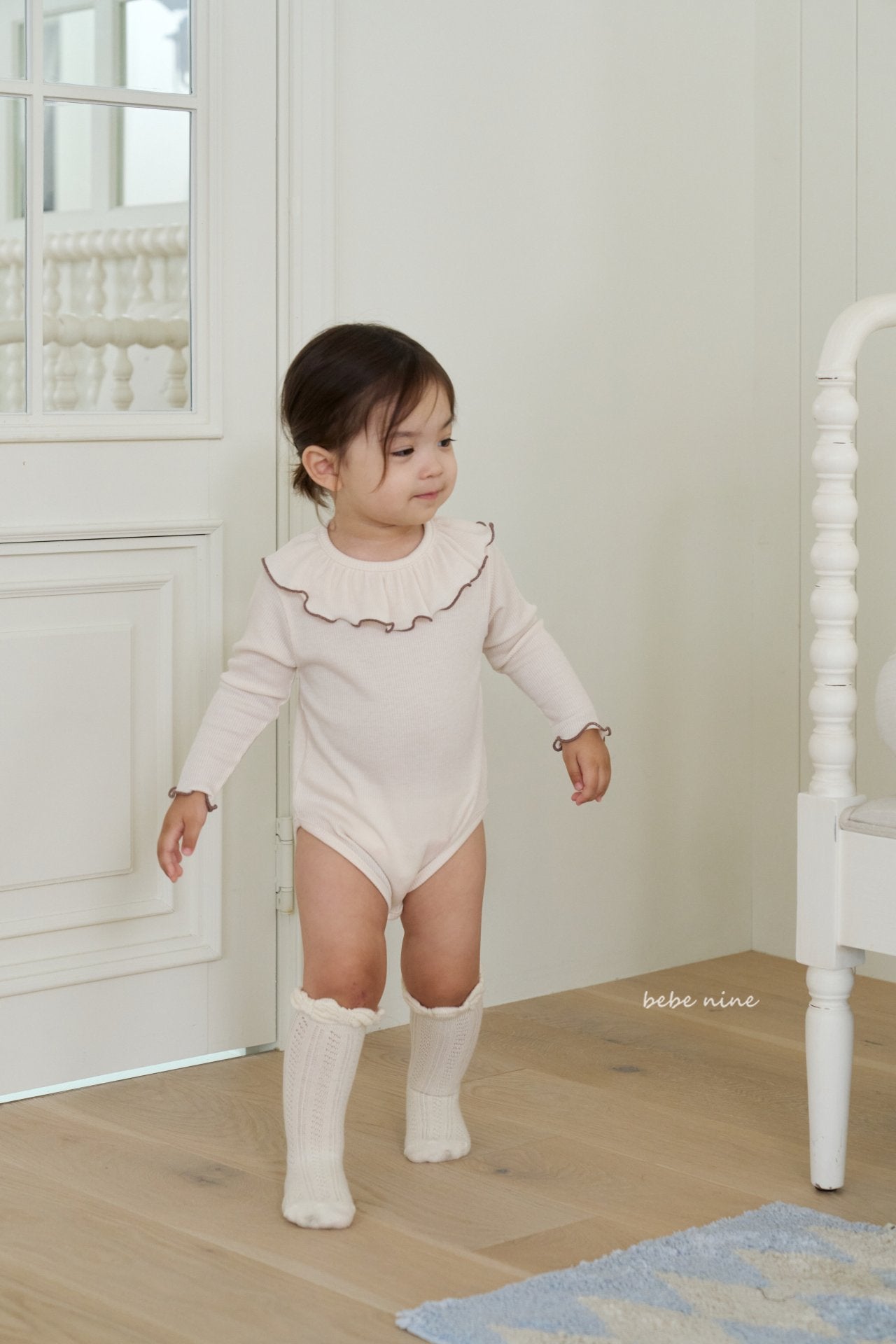 ［bebenine］Shirring Ribbed Suit