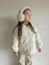 ［Mon petit bebe］Ella embroidery jumper (3oz)