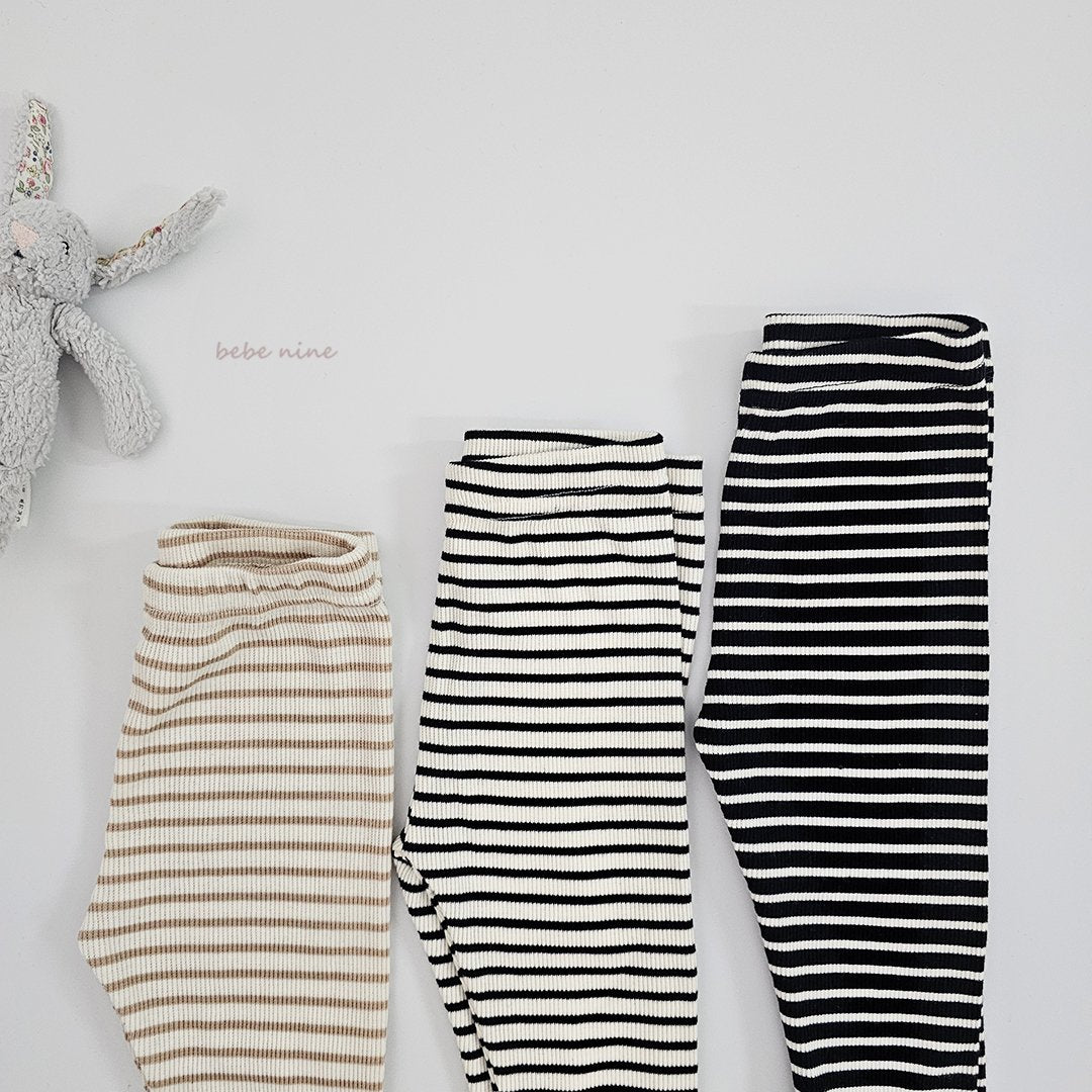 ［bebenine］Nine Stripes Leggings