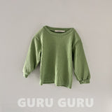 ［guru guru］Ribbed basic tee (baby & kids)