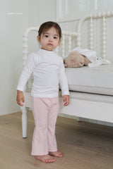 ［bebenine］Black Pink Flare Pants