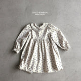［DISCO BONBON］Baba flower corduroy one-piece