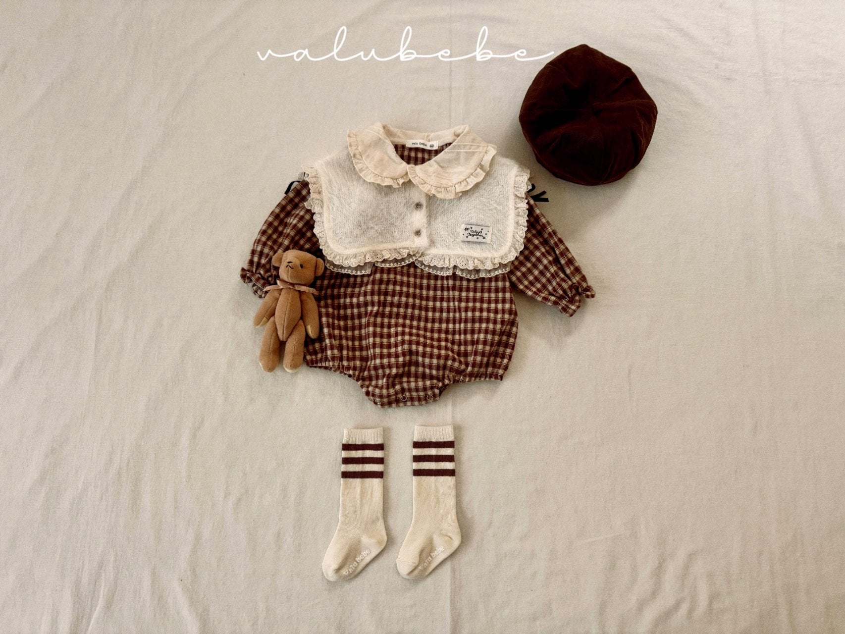 ［valubebe］Point ribbon cape (baby)