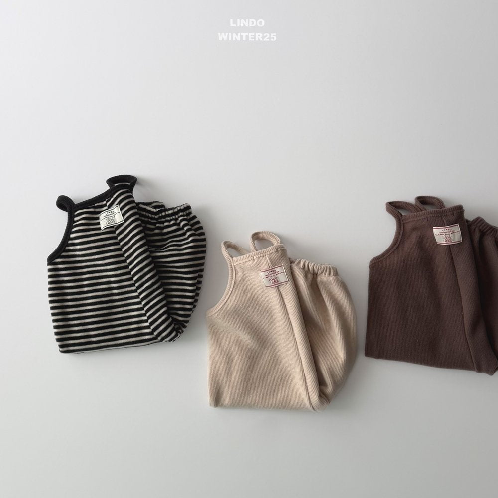 ［LINDO］Candy suspender pants