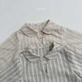 [minirobe] Toto check blouse