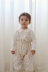 ［bebenine］Flower Overall Pants
