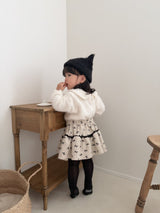 ［mimi market］Ribbon cancan skirt