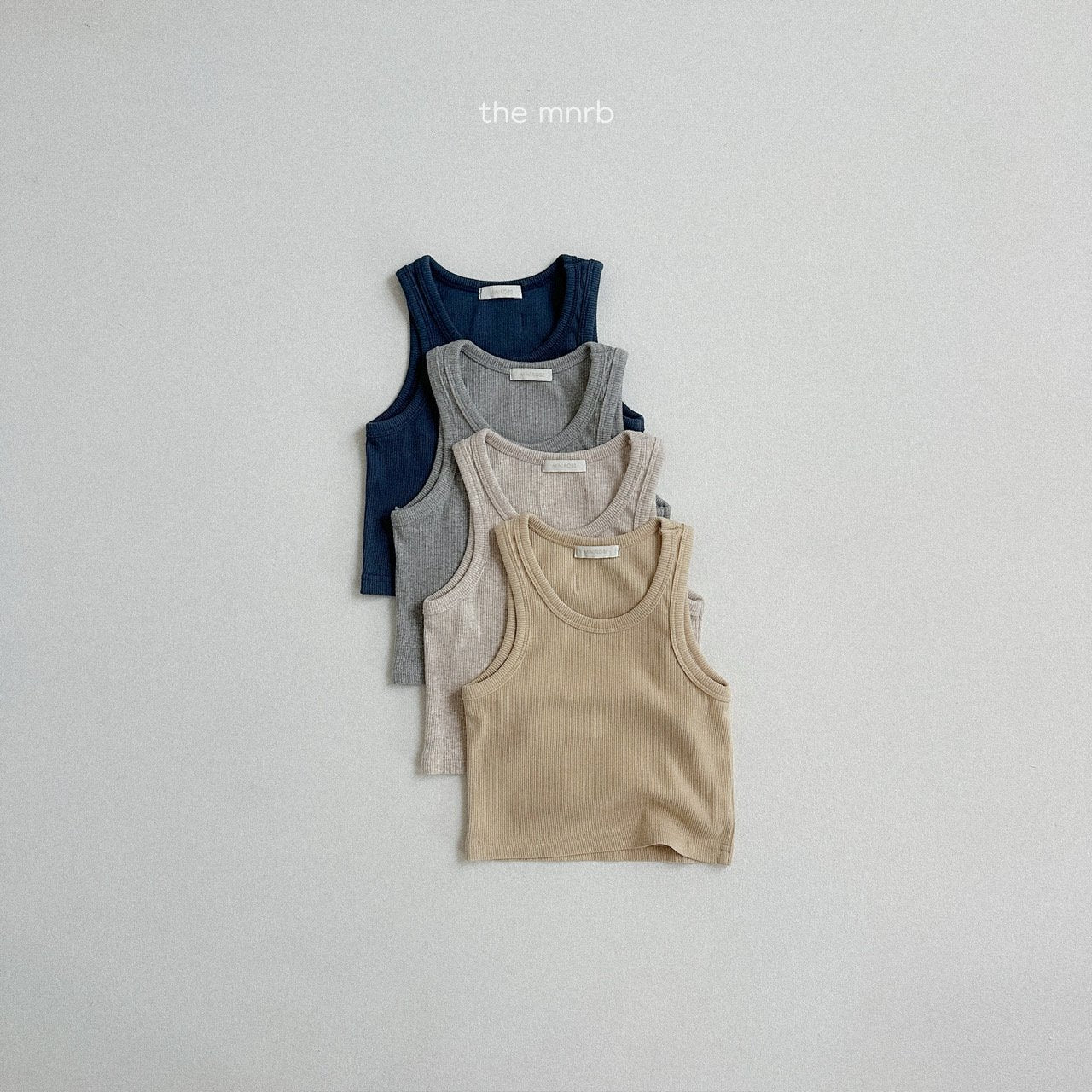 [minirobe] Stretch ribbed sleeveless