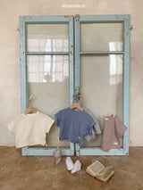 ［bebe holic］Rough waffle tee