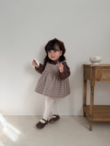 ［mimi market］Cookie check one-piece