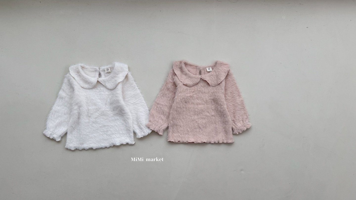 ［mimi market］Angola collar tops