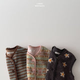 ［LINDO］Woody boa vest