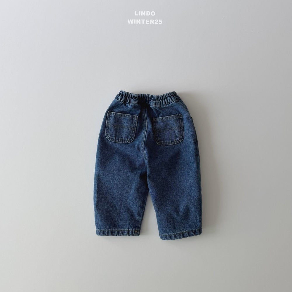 ［LINDO］Comma denim pants