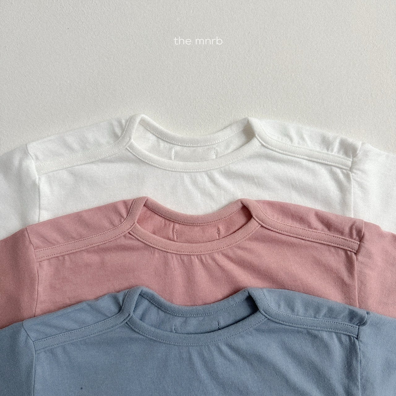 [minirobe] Line-washed tee