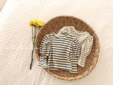 ［valubebe］Ella stripe puff tops