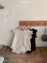［bebe holic］Lain lace frill rompers