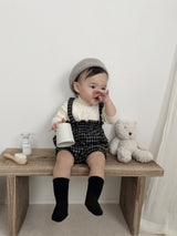 ［mimi market］Naive check suspender bloomer