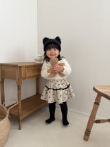 ［mimi market］Ribbon cancan skirt