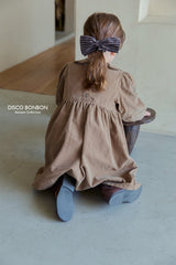 ［DISCO BONBON］Latte corduroy one-piece