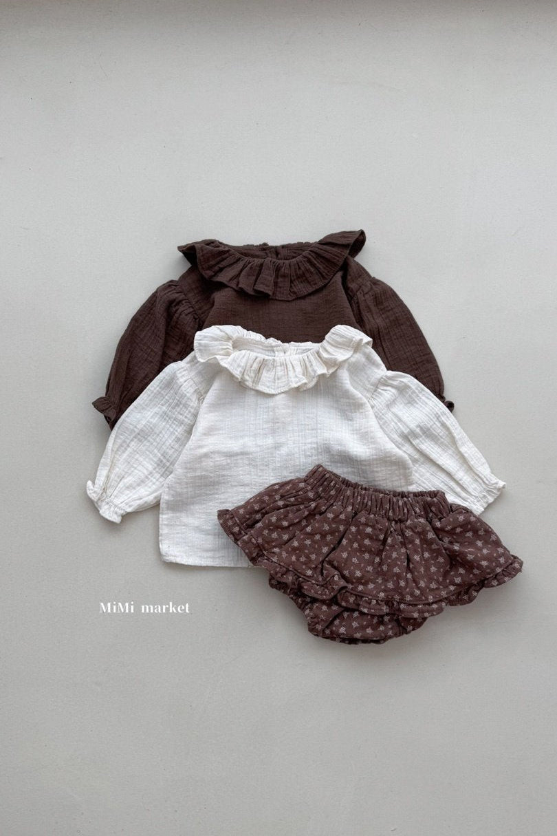 ［mimi market］Nougat blouse