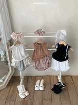 ［bebe holic］Tenny eyelet frill tee