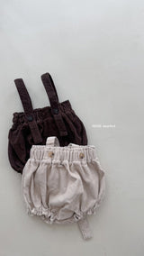 ［mimi market］Corduroy suspender bloomer