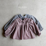 ［DISCO BONBON］Candy frill check blouse