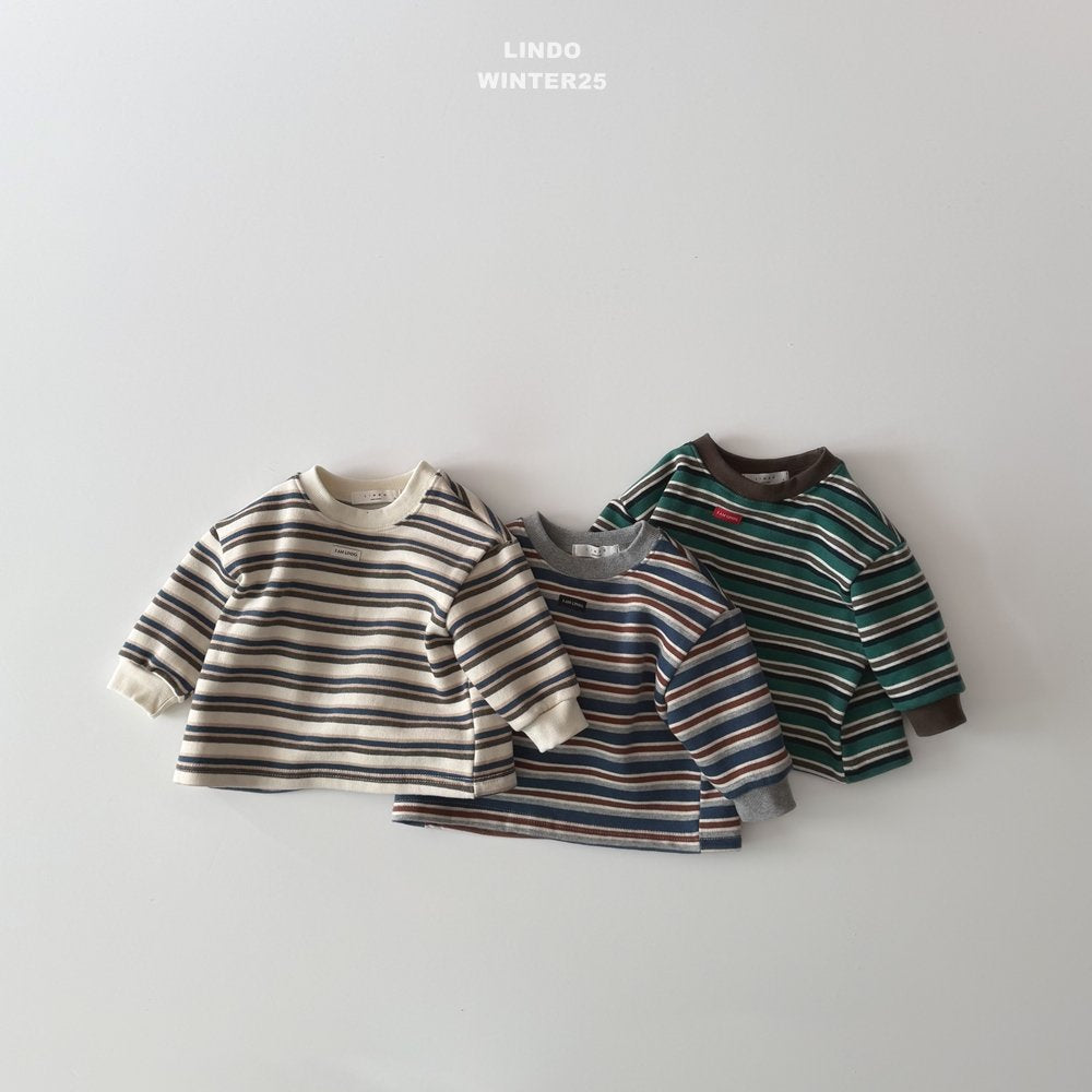 ［LINDO］Multi stripe tee