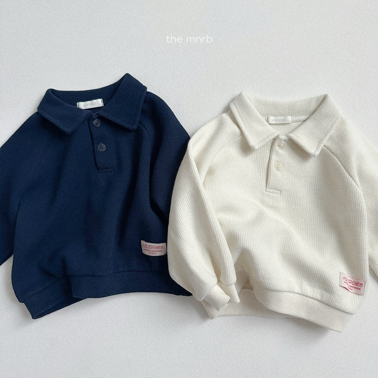 [minirobe] Roa collar sweatshirt