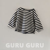 ［guru guru］Stripe loose tee (baby & kids)