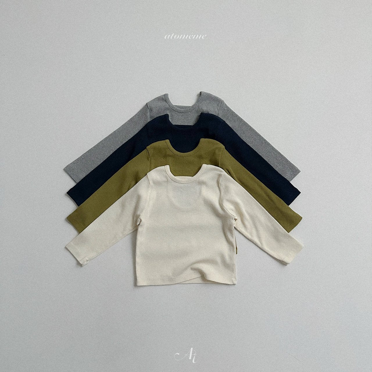 [atomeme] Beni ribbed tee