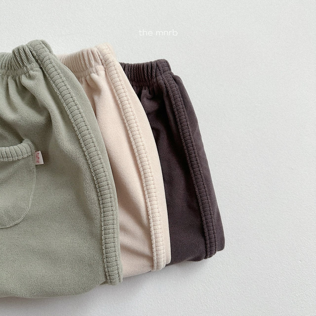 [minirobe]  Dewey terry pants
