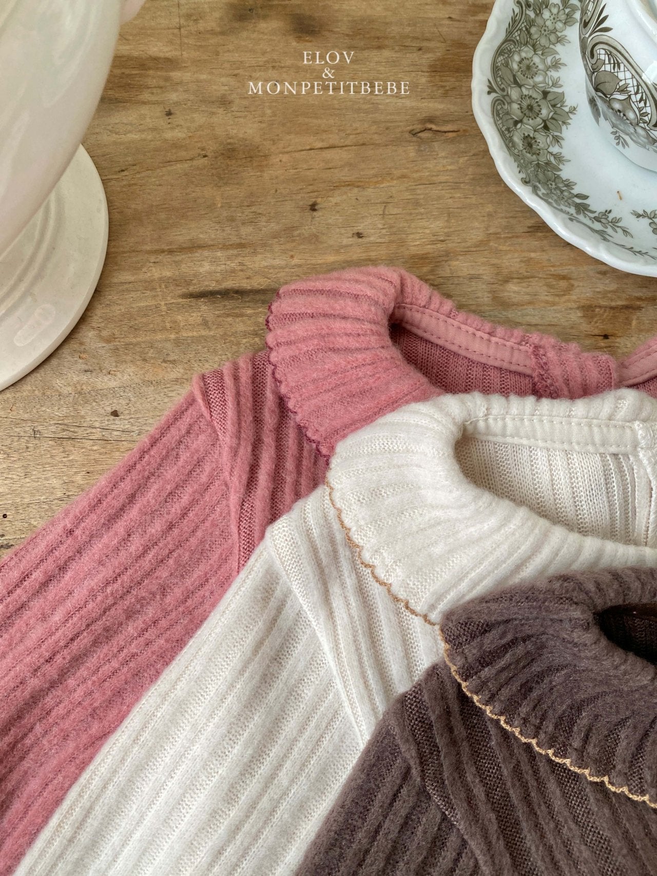 ［Mon petit bebe］Luane frill tee