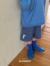 ［jejeunosity］F stripe loose pants