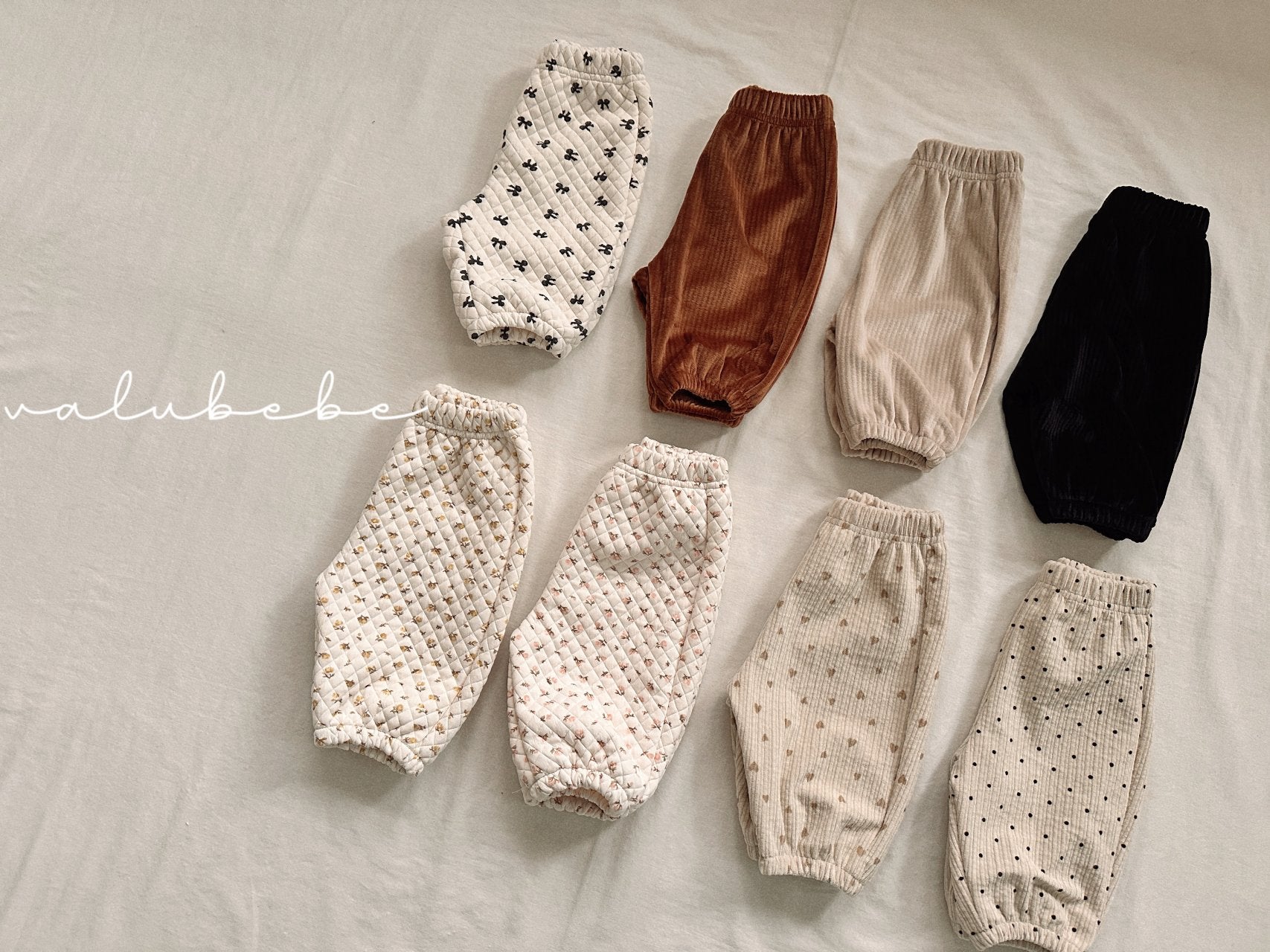 ［valubebe］Winter embossing pants (baby & kids)