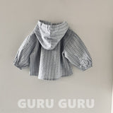 ［guru guru］Stripe hood shirt (baby & kids)
