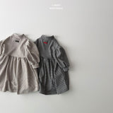 ［LINDO］Stripe turtleneck one-piece