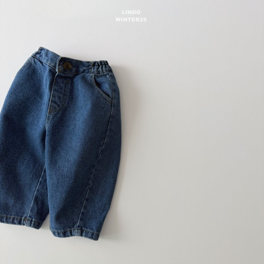 ［LINDO］Comma denim pants